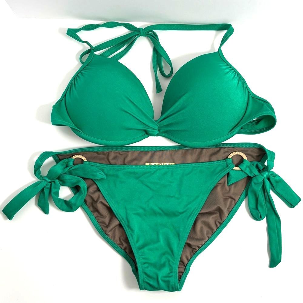 VS Green Bikini Set